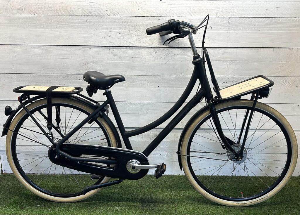 Tweedehands Batavus Packd transportfiets met grote voordrager