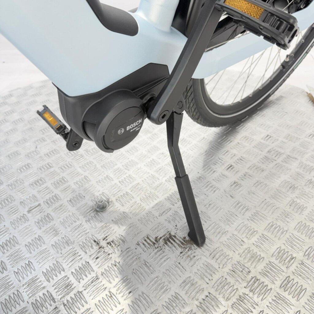 Detail van de Bosch middenmotor bij de trappers van een Sparta d-RULE