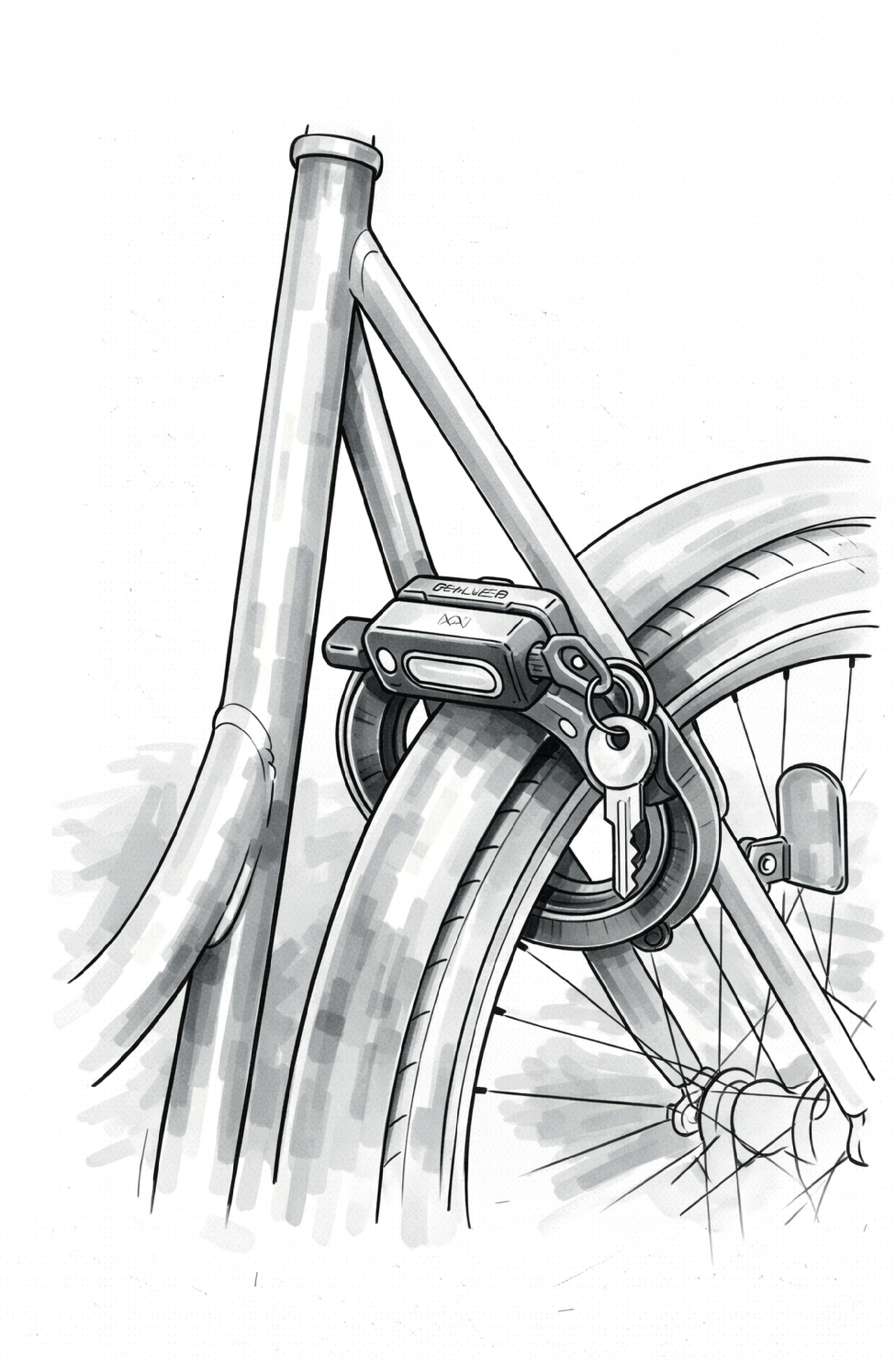 Installing a ring lock - step 4