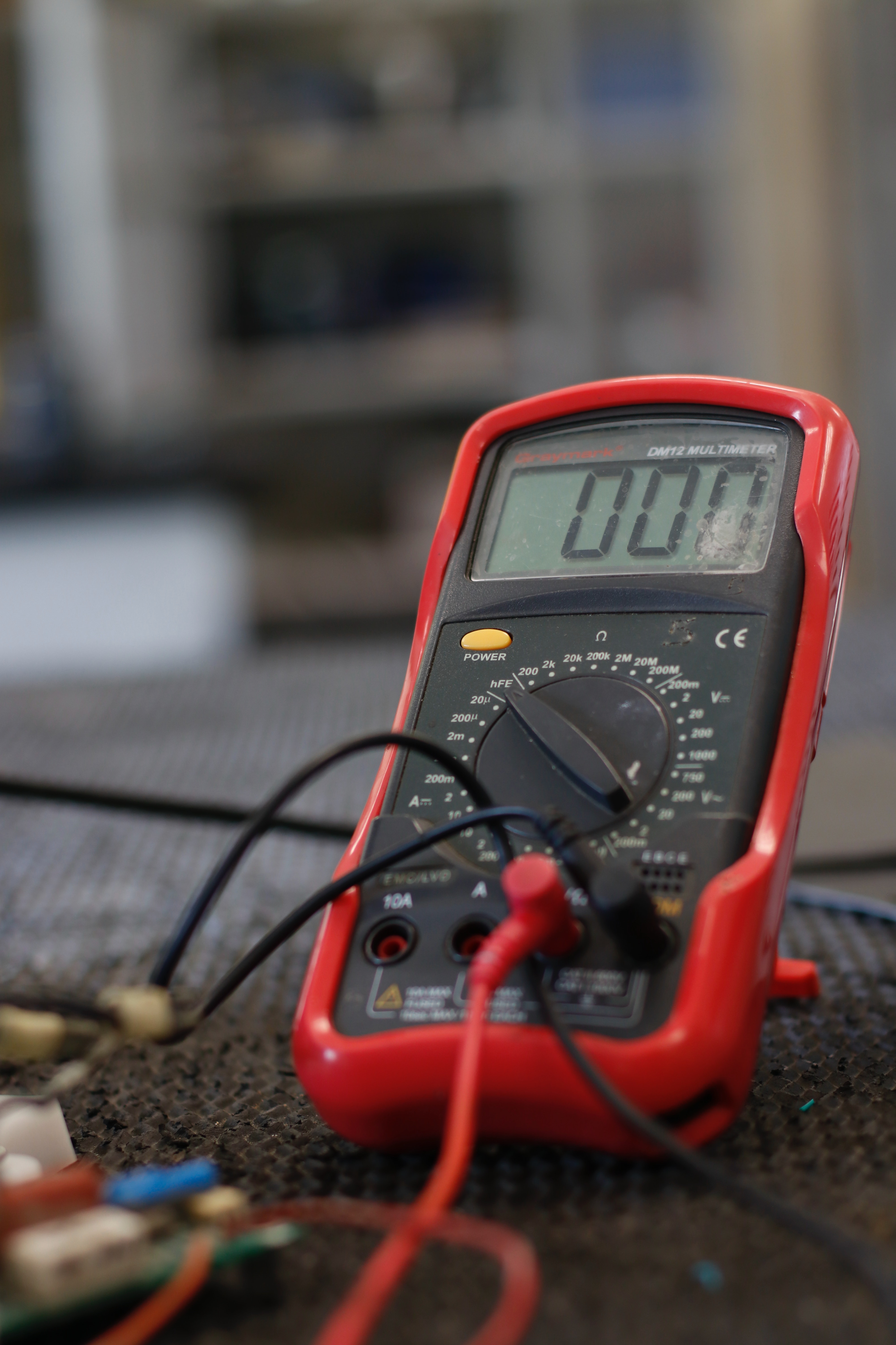 Multimeter voor batterijcapaciteit
